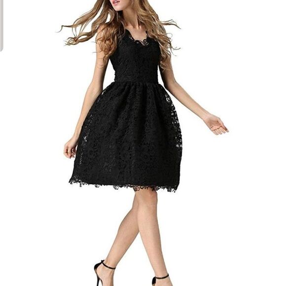 Women's sleeveless evenings gown dress - Picture 3 of 6